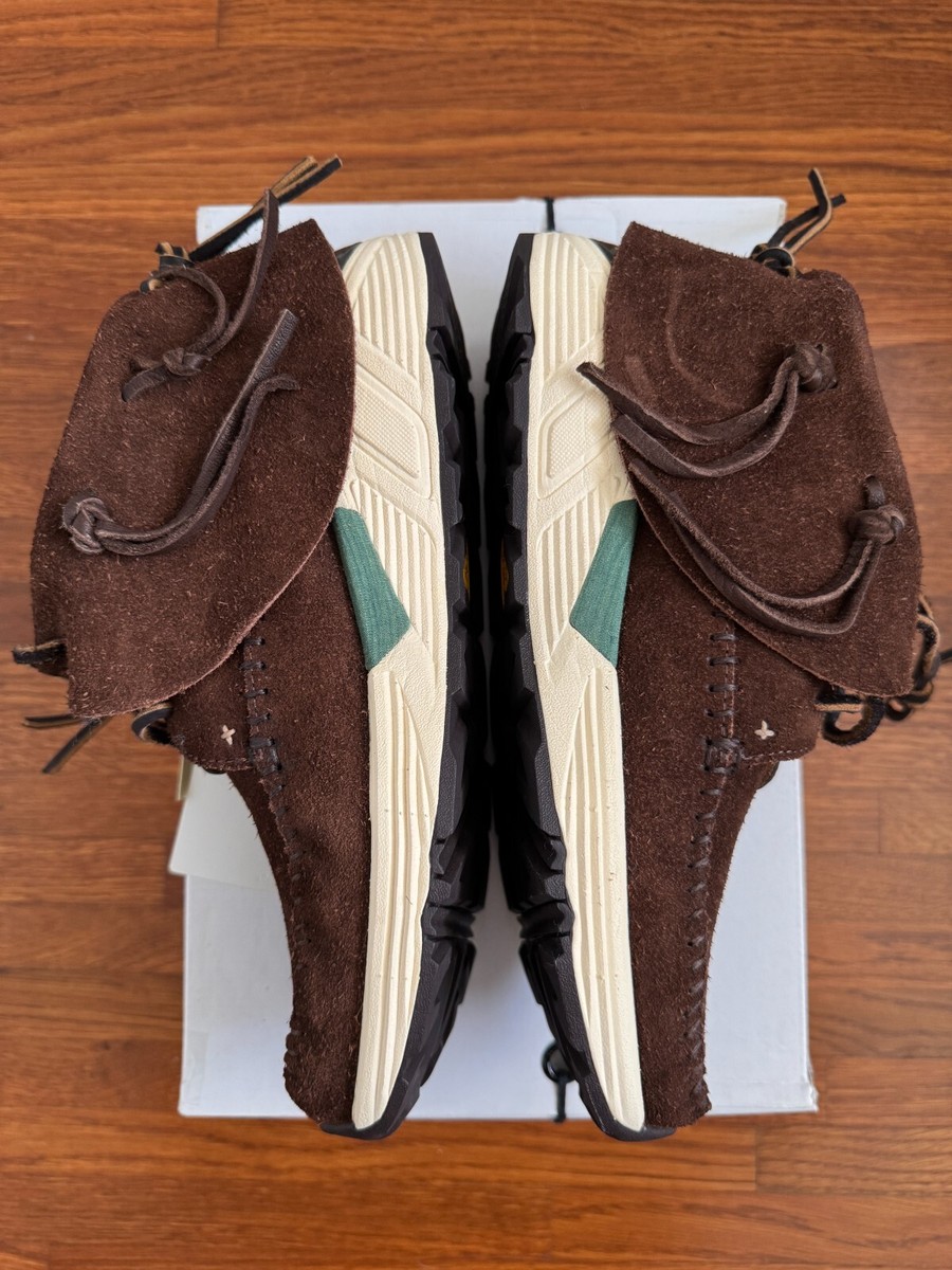 RARE - NIB Visvim FBT Prime Moc Shoes Dark Brown - Men Size 8 US