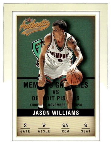 4 CARD JASON WILLIAMS ROOKIE DEBUT FLEER PLATINUM FOCUS MVP