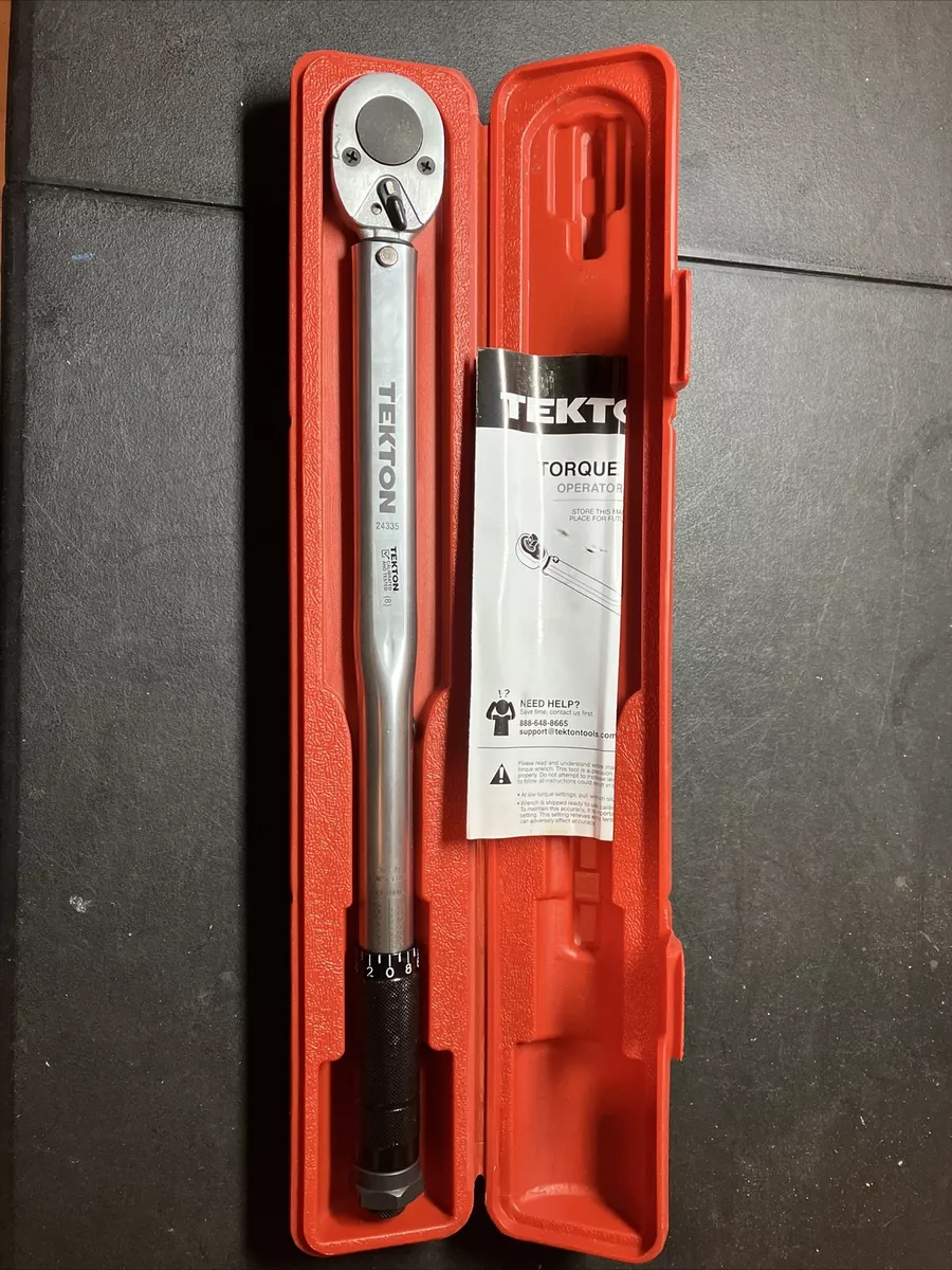Tekton 24335 torque on sale wrench