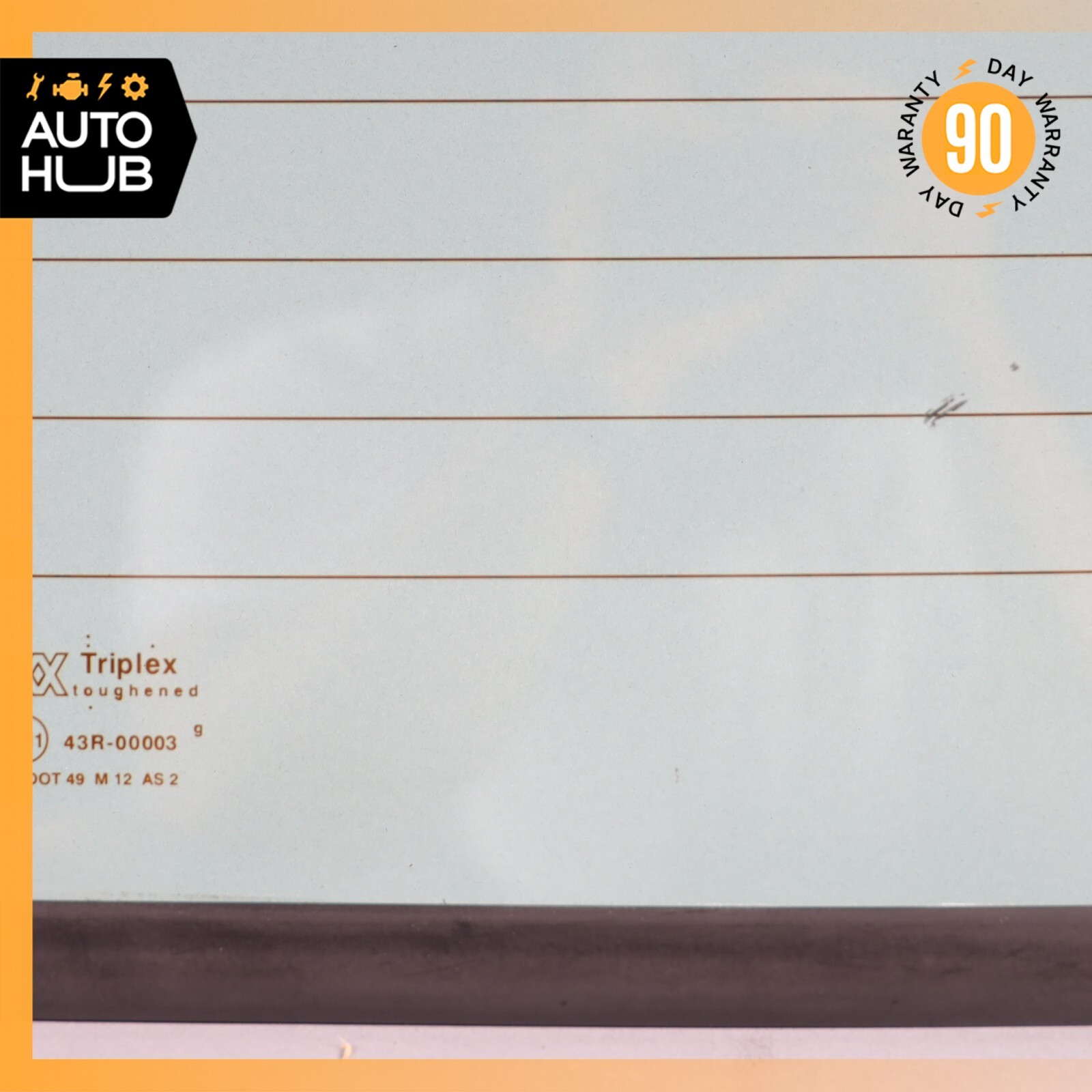 00-04 Aston Martin DB7 Vantage Rear Back Convertible Soft Top Window Glass 20k