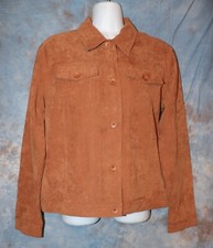 Womens Light Brown Relativity Jacket Blazer Size PM excellent