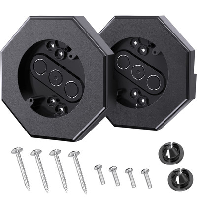 #ad Siding Mounting Block Siding Mounting Kit with Built in Electrical Box Vert... $45.73