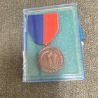 Indoor Track Boys Athletic League Bronze Medal w/ Red White Blue Ribbon & Case — photo 1