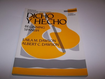 Dicho y Hecho, Workbook: Beginning Spanish