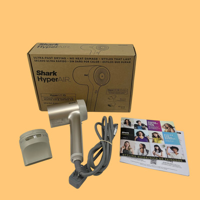 Shark HD11231 HyperAIR IQ Ionic Hair Dryer 2-in-1 Concentrator Stone #U7984