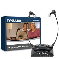 TV EARS Analog Wireless Headset System, Ideal for Seniors  Hearing Difficulties