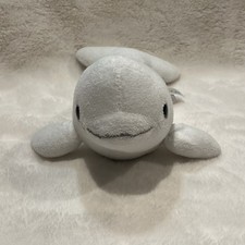 Aurora Destination Nation Beluga Whale Plush White Nearly 11” EXCELLENT
