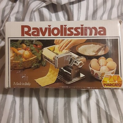 Vintage New In Box Ravioli Attachment For Pasta Machine Marcato Raviolissima