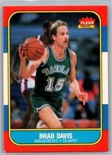 1986-87 Fleer Basketball Iconic Set Brad Davis #22 C