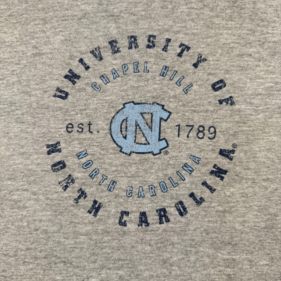 Vintage 90s University of North Carolina Chapel Hill TShirt UNC Tar Heels Gray M - Image 2 of 4