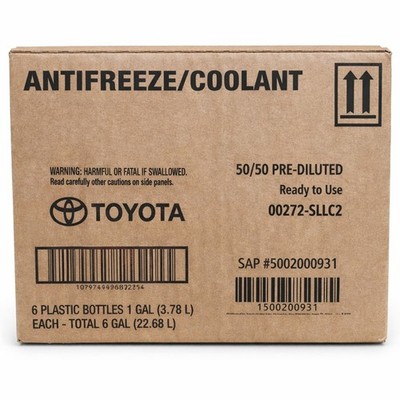 Toyota 00272-SLLC2 Pink Super Long Life Coolant 50/50 Antifreeze