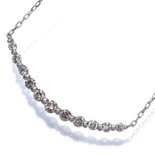 Diamond 0.50ct Necklace 18K 750 White Gold
