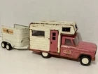 Vintage Tonka Camper and Horse Trailer 1960s Pressed Steel