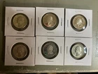 Nice Lot Of 6 90% Silver Washington Quarters