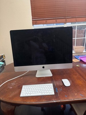 Mac Desktop Computer 2013 27 Inch White Keyboard Magic Mouse Processors 3.2 GHz