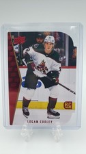 2023-24 Upper Deck Hockey series 2 Die-Cut RED SP Logan Cooley Rookie RC RDT-18