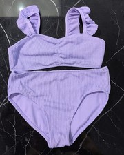 Girls Wonder Nation 2-Piece Bathing Suit - Purple - Sz. 10/12 - Worn Once