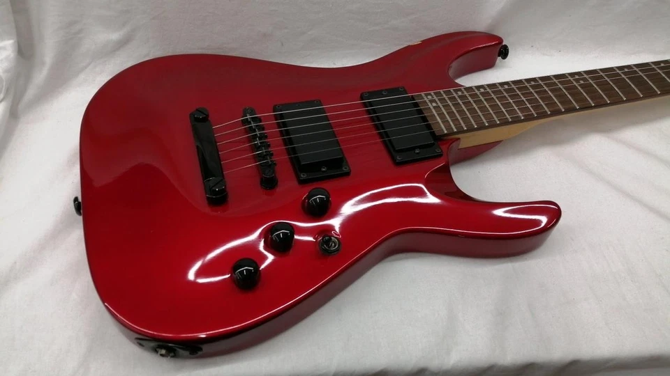 GRASSROOTS G-HR-38 Usado Cuerpo de tilo Cuello de arce Diapasón de palisandro Rojo Foto 2 de 4