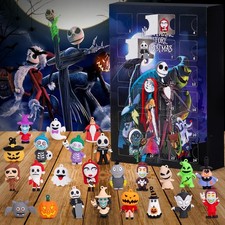 nightmare christmas Advent Calendar 2025,24-Day Halloween Countdown Calendar ...