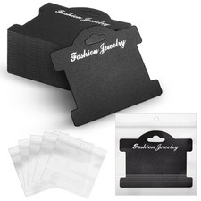 100 Pcs Bracelet Display Cards 3.94 x 2.83 Inch Hanging Cards with 4.33 x 5.5...