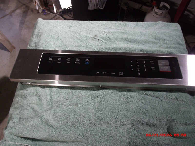 Oven control panel from LG wall oven model LWS3063ST/02