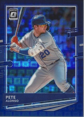 2020 Donruss Optic Pandora Blue #187 Pete Alonso /99 - BB