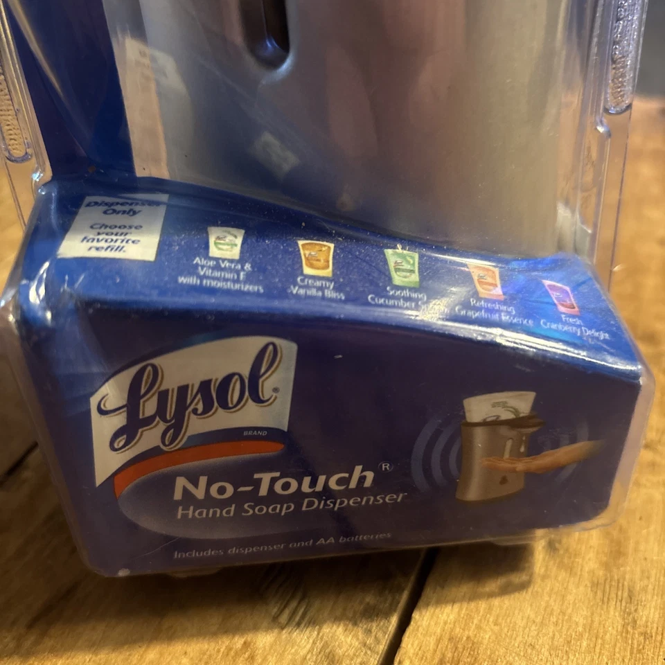 Lysol No Touch Automatic Hand Soap Dispenser Silver Discontinued NEW - Image 2 of 4