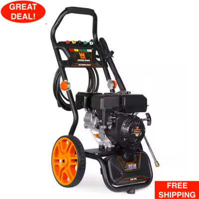 #ad 3400 PSI Gas Cold Water Pressure Washer W 223cc Engine 2.7 GPM Flow Rate $396.99