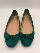 COLE HAAN Womens Yara Green Soft Ballet Flats Sz 7 B