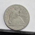 1861-S Liberty Seated Half Dollar - VG Details, Cleaned (#62164-L)