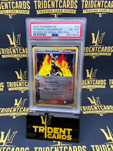 Team Magma's Houndoom graded PSA 6 for sale on eBay
