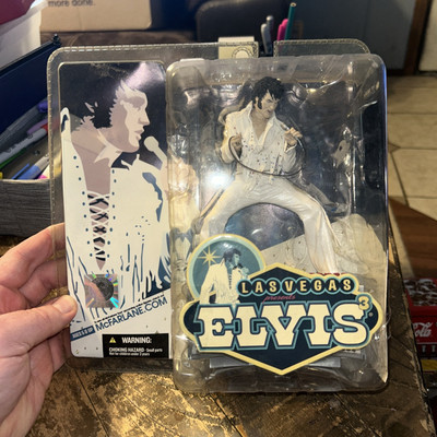 McFarlane 2004 Las Vegas Presents Elvis 3 Collectible Figure-Sealed New!! READ