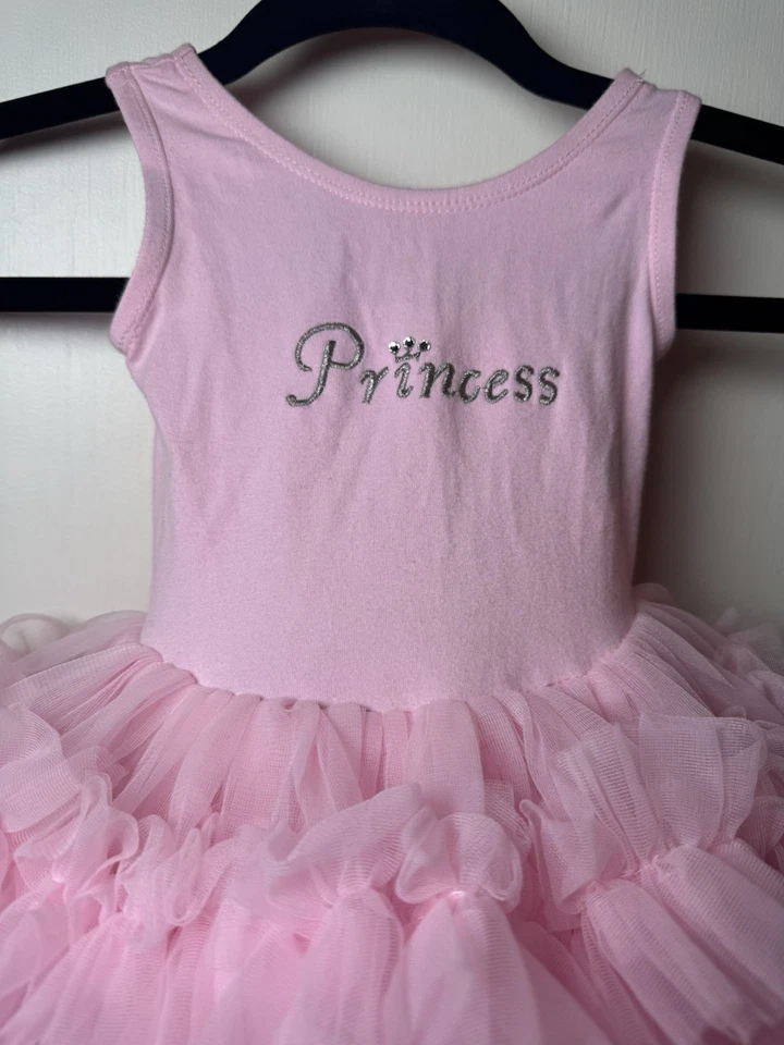 Платье Popatu Baby Girls Princess розовое с оборками размер 12 месяцев - Изображение 2 из 4