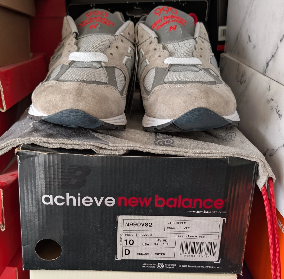 New Balance 990v2 Made in USA Gray 2021 | eBay