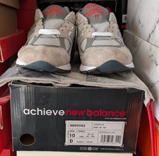 New Balance 990v2 Grey Size 10 M990VS2 Made In USA Version 2