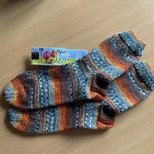 Handgestrickte Socken Gr. 40/41 aus Opal  Wolle