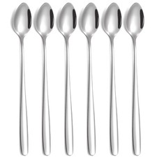 7.8-Inch Stainless Steel Iced Tea Coffee Spoons Set of 6
