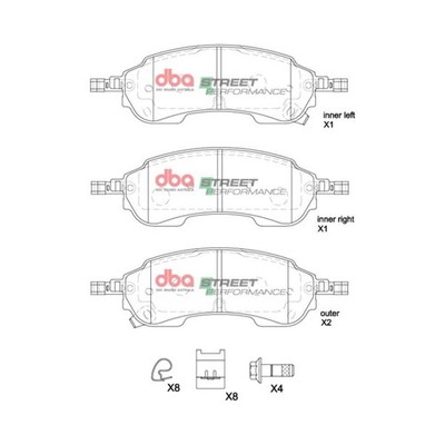 Tuning-Bremsklötze DBA DB2388SP