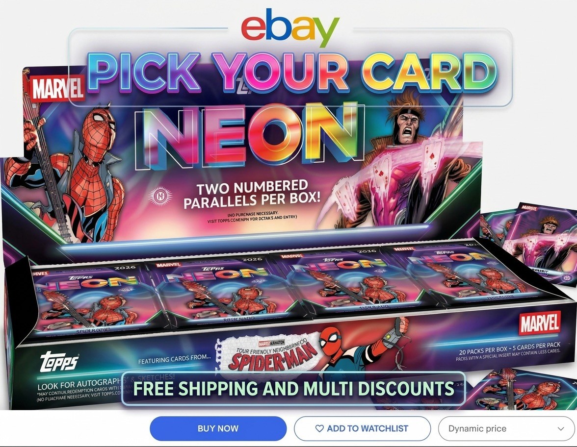 2026 Topps Neon Marvel pick your card Free Shipping