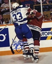 Al IAFRATE Signed 8x10 Photo! Toronto MAPLE LEAFS BIG HIT!! W/COA