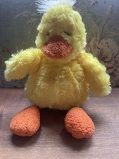 Russ Dangle Friends Yellow Chick Bird Plush 7 Inch  EASTER Vintage