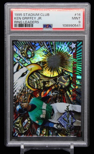1995 Topps Stadium Club Ken Griffey Jr Ring Leaders SP PSA 9 Mariners
