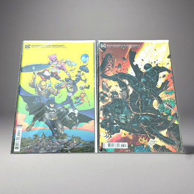 Batman Fortnite Zero Point #1 & #3 Variant Covers Sealed Codes Snake Eyes Lee