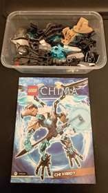 LEGO LEGENDS OF CHIMA: Chi Vardy (70210) | Like New | Complete | With Ba 