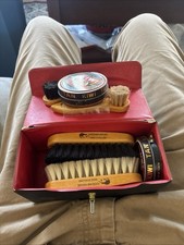 Vintage Kiwi Shoe Shine Compact Travel Kit