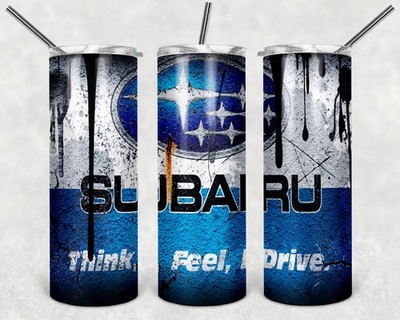 Subaru Becher Reise Kaffeebecher mit Strohhalm LKW Auto Enthusiasten