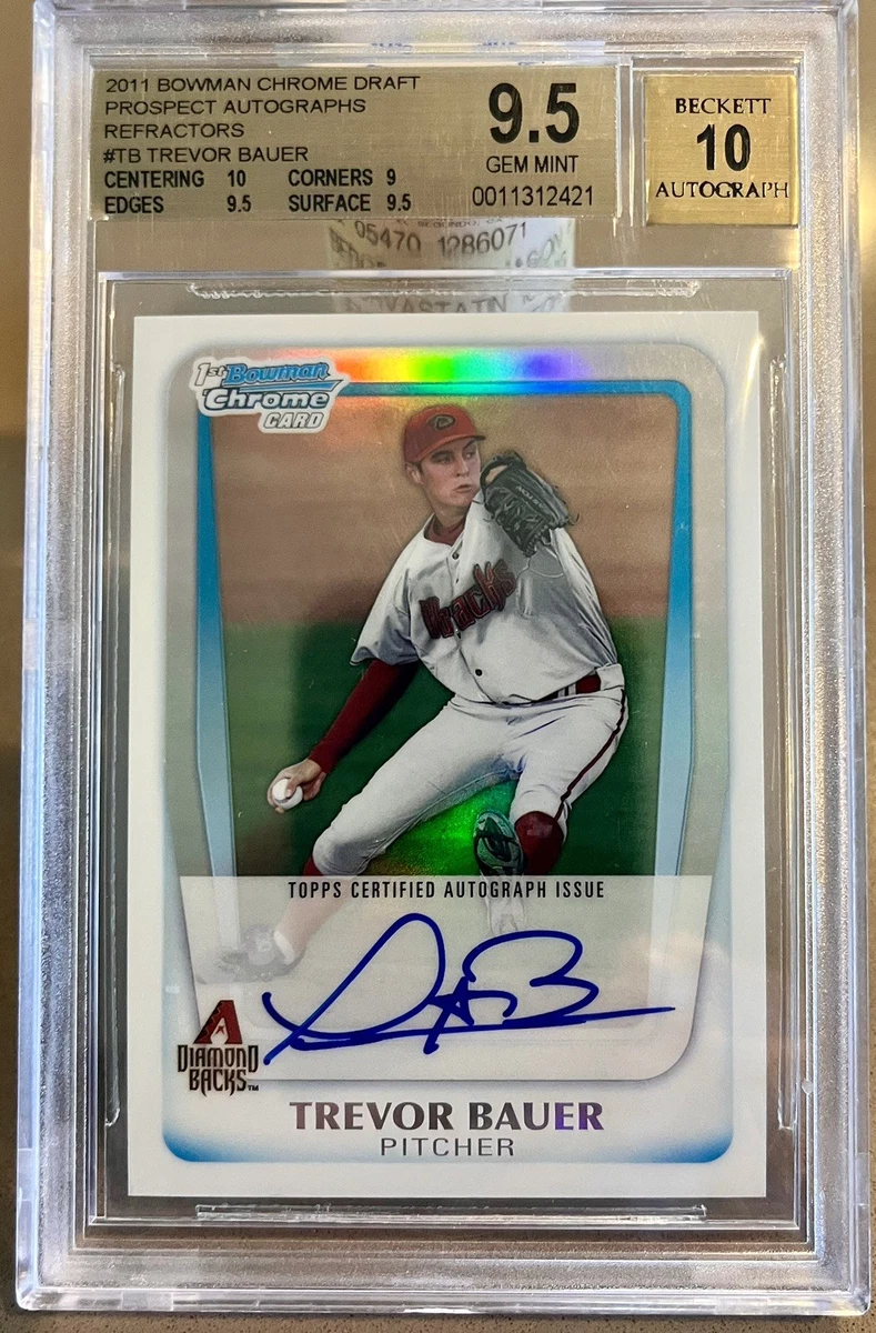 Trevor Bauer Baseball Sports Trading Cards & Accessories Rookie