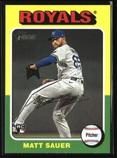 2024 Topps Heritage Matt Sauer Rookie #659 RC Kansas City Royals