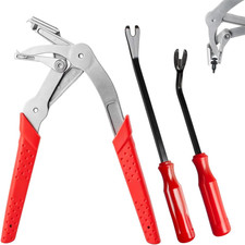 Car Clip Removal Pliers Set, Auto Fastener  Panel Clip Remover Tool with 2 Stai