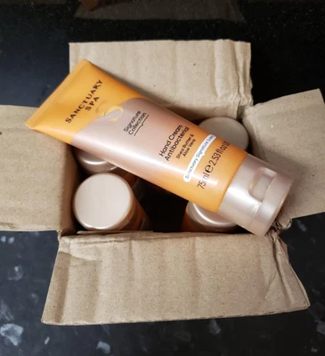 Job Lot Box Of 6 75ml Sanctuary Spa Hand Cream Shea & Aloe Vera Signature Scent